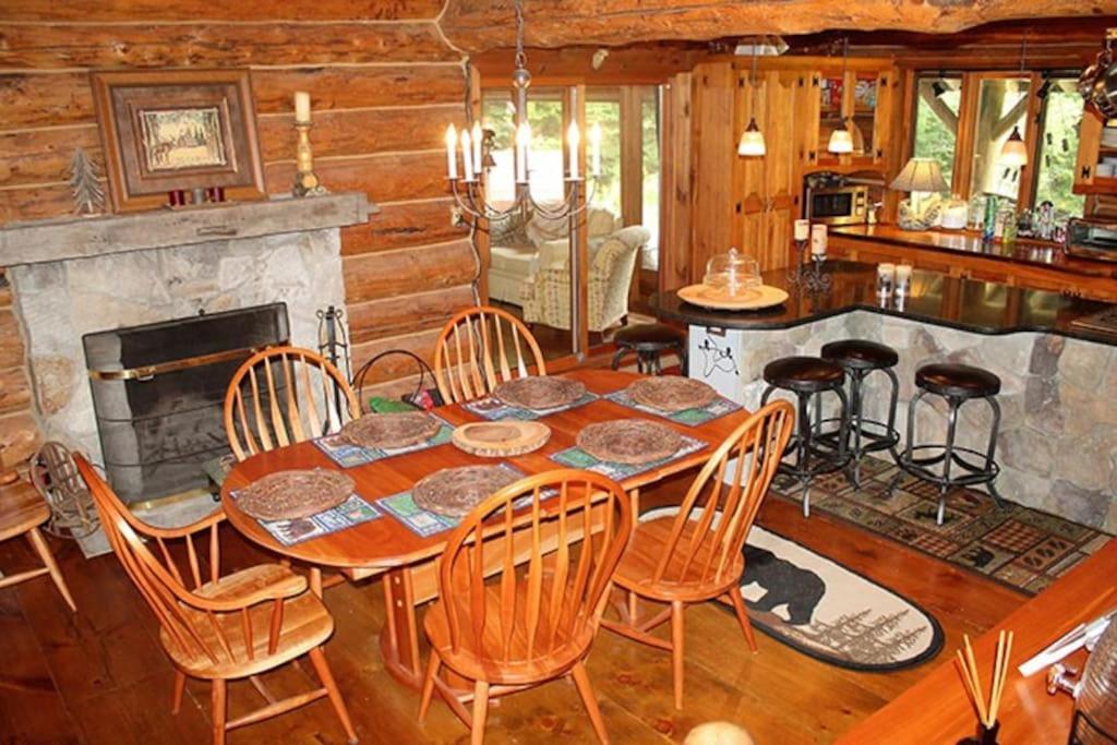 Winhall The Kresge Kabin - Authentic Grand Log Cabin. 빌라 외부 사진